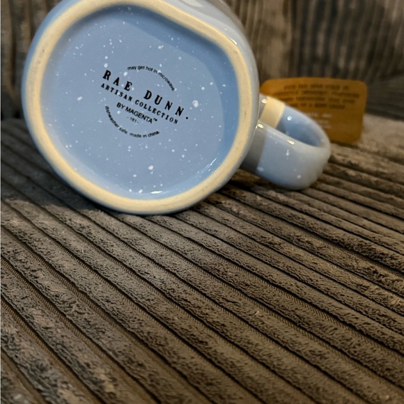 Rae Dunn Chirp Blue Speckled Double-sided Mug - Picture 8 of 8